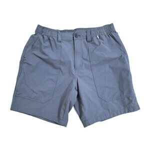 Vineyard Vines Men's Large Performance Gray Chino Dress Shorts Golf Summer